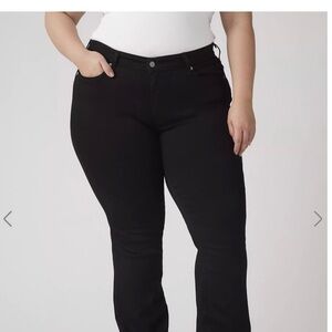 Levi's Black Bootcut Stretch Jeans